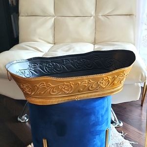 Vintage metal Basket/ Planter